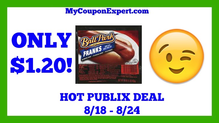 Publix Hot Deal Alert! Ball Park Franks Only $1.20 Until 8/24