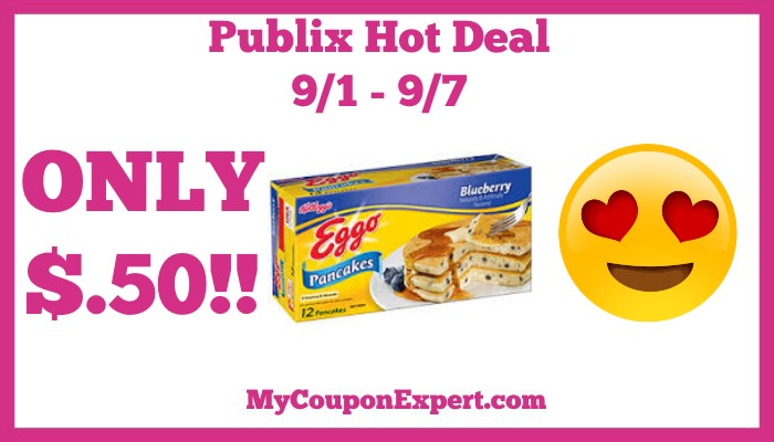 Publix Hot Deal Alert! Kellogg’s Eggo Products Only $.50 Until 9/7
