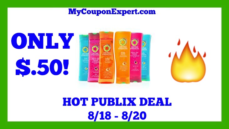 Publix Hot Deal Alert! Herbal Essences Hair Care Only $.50 Until 8/20