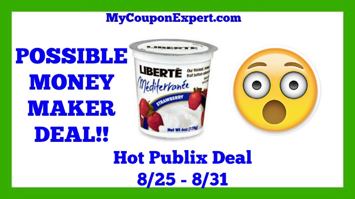 Publix Hot Deal Alert! Possible Money Maker on Liberte Whole Milk Yogurt Until 8/31