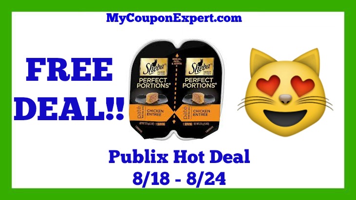 Publix Hot Deal Alert! FREE Sheba Perfect Portions Cat Food Until 8/24