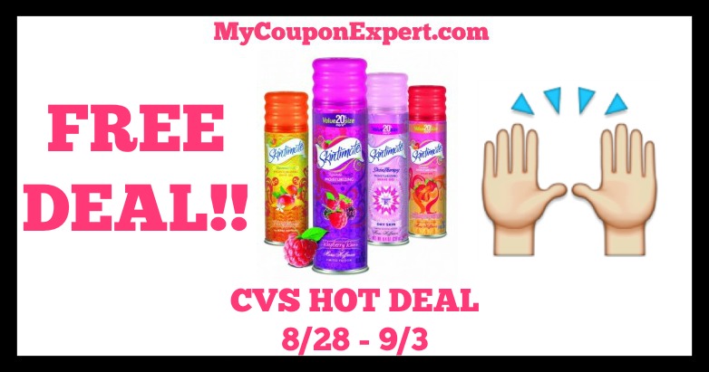 CVS Hot Deal Alert!! FREE Skintimate Products Starting 8/28