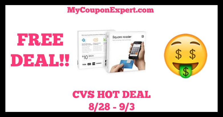 CVS Hot Deal Alert!! FREE Square Reader Starting 8/28