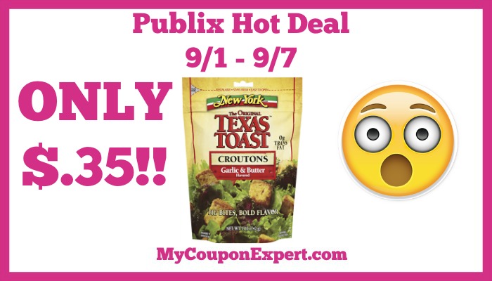 Publix Hot Deal Alert! Texas Toast Croutons Only $.35 Until 9/7