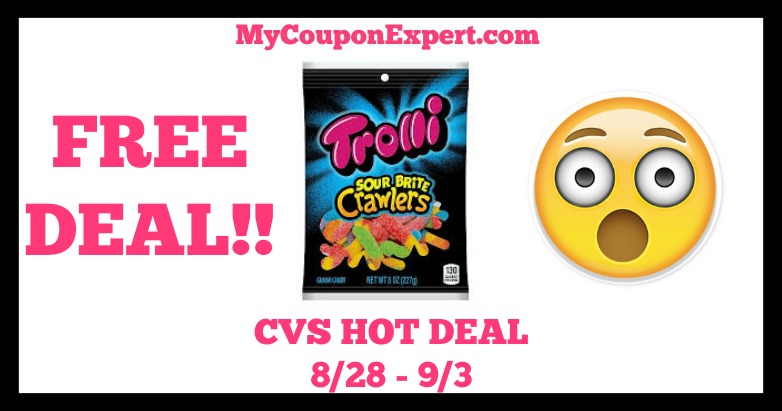 CVS Hot Deal Alert!! FREE Trolli Products at CVS Starting 8/28