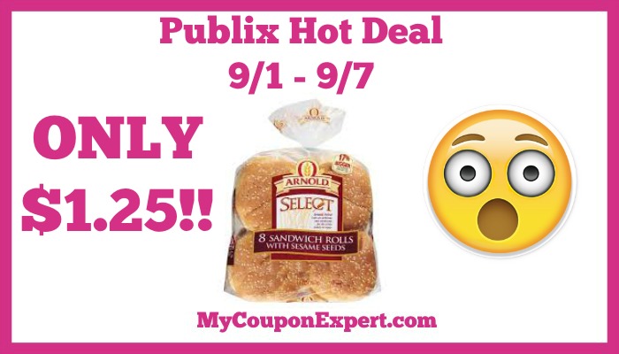 Publix Hot Deal Alert! Arnold Rolls Only $1.25 Until 9/7