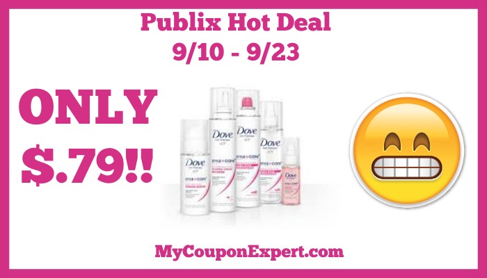 Publix Hot Deal Alert! Dove Styling Products Only $.79 Starting 9/10