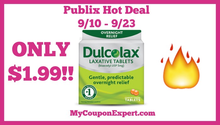 Publix Hot Deal Alert! Dulcolax Only $1.99 Starting 9/10