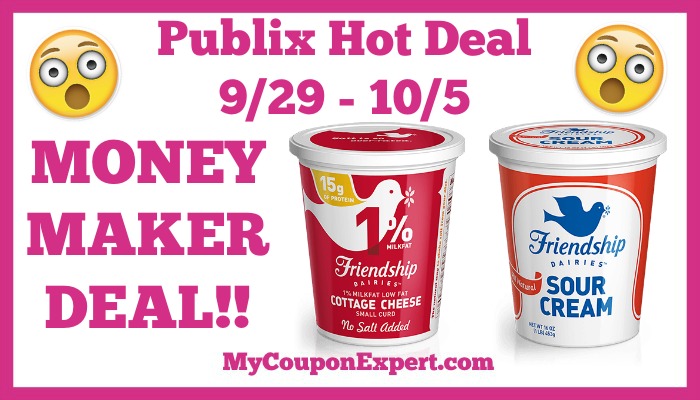 Hot Deal Alert! OVERAGE Deal on Friendship Products at Publix from 9/29 – 10/5