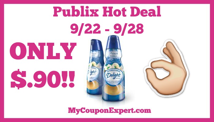 Hot Deal Alert! International Creamer Only $.90 at Publix from 9/22 – 9/28