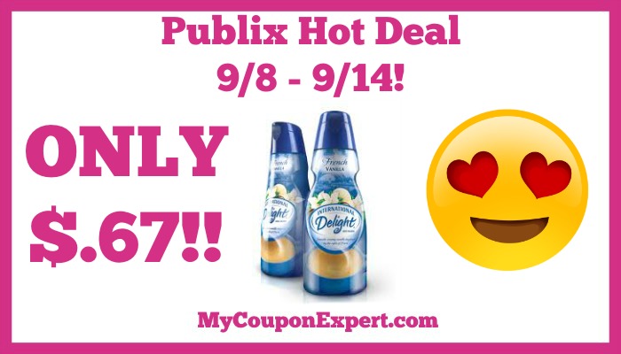 Publix Hot Deal Alert! International Creamer Only $.67 Starting 9/8