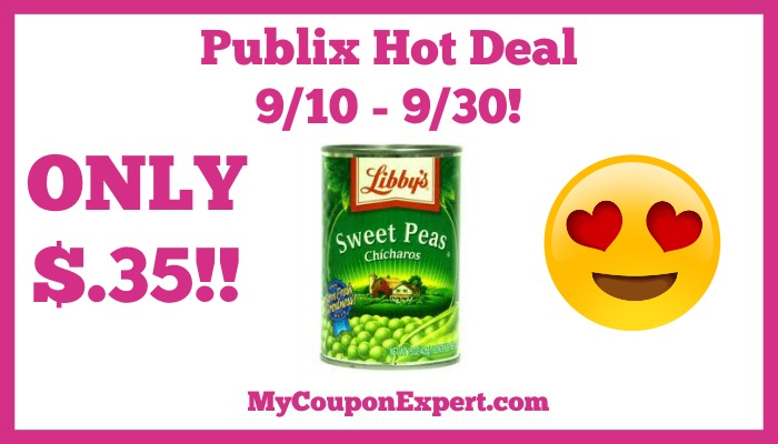 Publix Hot Deal Alert! Libby’s Vegetables Only $.35 Until 9/30