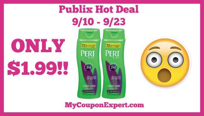 Publix Hot Deal Alert! Pert Plus Shampoo & Conditioner Only $1.99 Starting 9/10