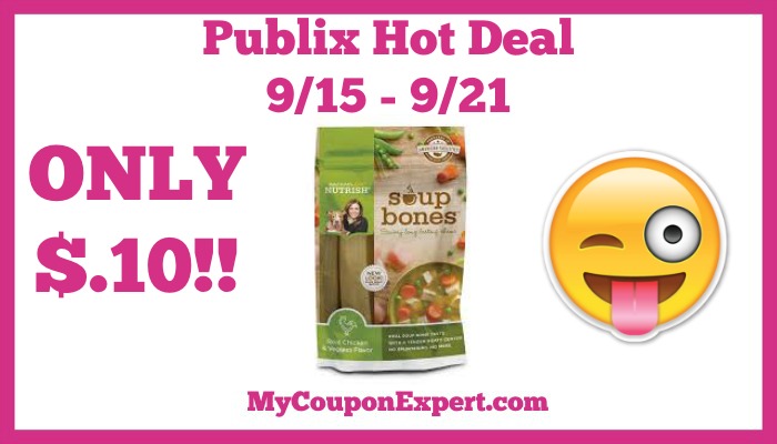 Publix Hot Deal Alert! Rachael Ray Nutrish Chew Bones for Dogs Soup Bones Only $.10 Until 9/21