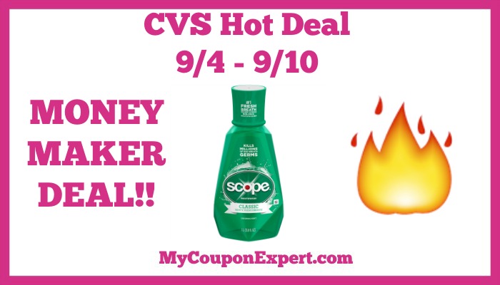 CVS Hot Deal Alert!! OVERAGE on Scope Rinse Starting 9/4