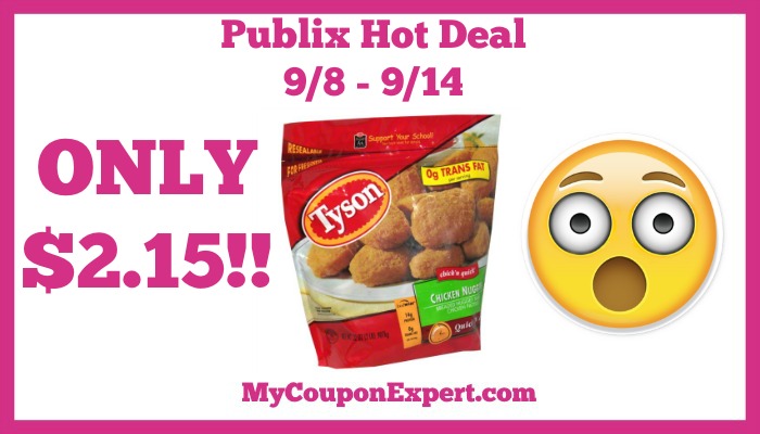 Publix Hot Deal Alert! Tyson Products Only $2.15 Until 9/14