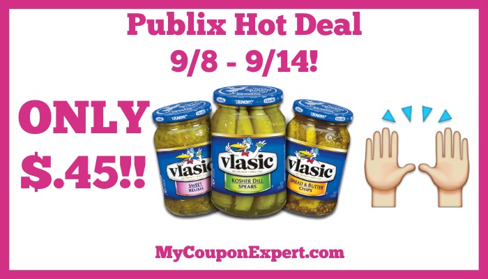 Publix Hot Deal Alert! Vlasic Products Only $.45 Starting 9/8