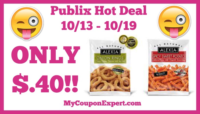 Hot Deal Alert! Alexia Products Only $.40 at Publix from 10/13 – 10/19