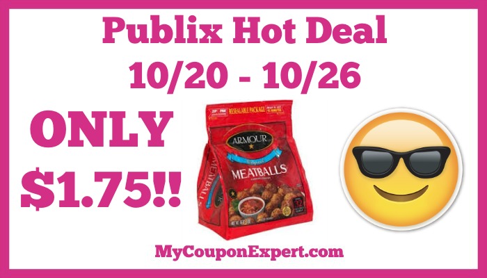 Hot Deal Alert! Armour Meatballs Only $1.75 at Publix from 10/20 – 10/26
