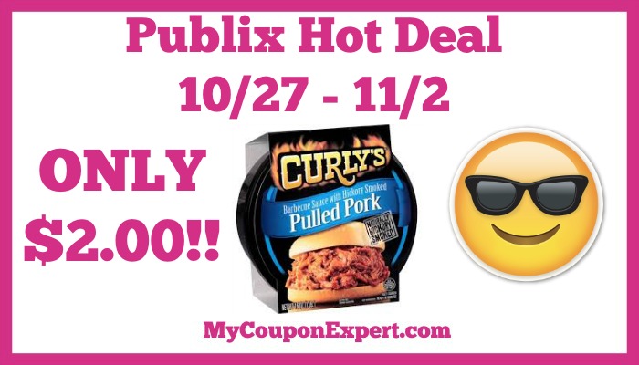 Hot Deal Alert! Curly’s BBQ Only $2.00 at Publix from 10/27 – 11/2