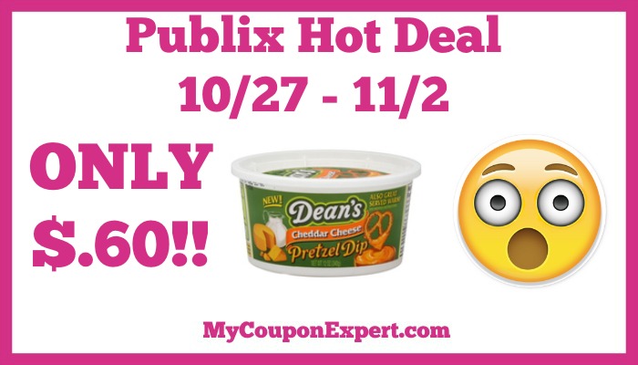 Hot Deal Alert! Dean’s Dip Only $.60 at Publix from 10/27 – 11/2