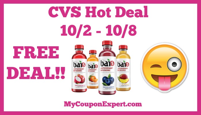 CVS Hot Deal Alert!! FREE Bai Drinks at CVS from 10/2 – 10/8