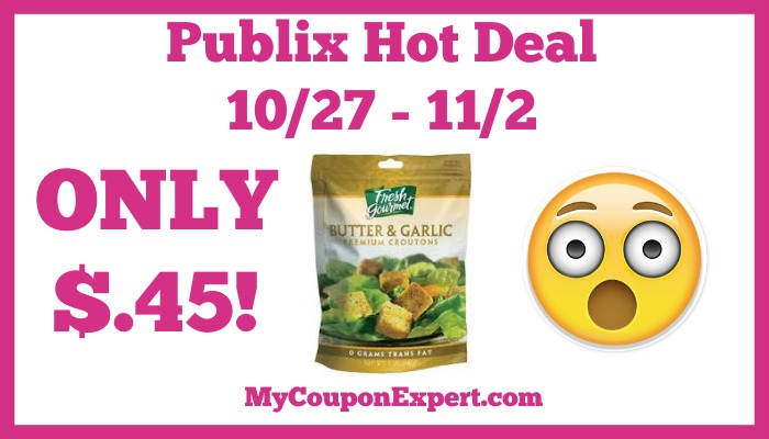 Hot Deal Alert! Fresh Gourmet Products Only $.45 at Publix from 10/27 – 11/2