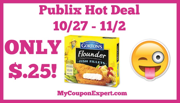 Hot Deal Alert! Gorton’s Products Only $.25 at Publix from 10/27 – 11/2