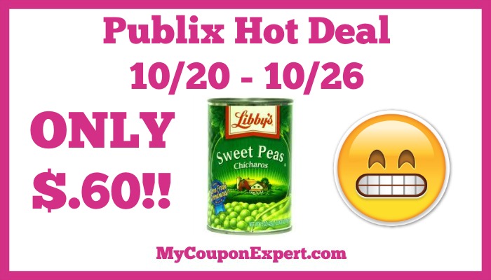 Hot Deal Alert! Libby’s Canned Vegetables Only $.60 at Publix from 10/20 – 10/26