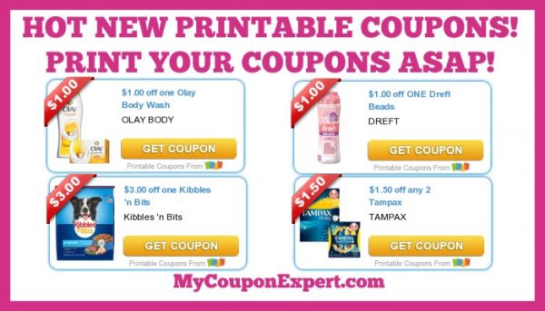 New Month = NEW Printable Coupons! Olay, Dreft, Tampax, Poise, Always ...