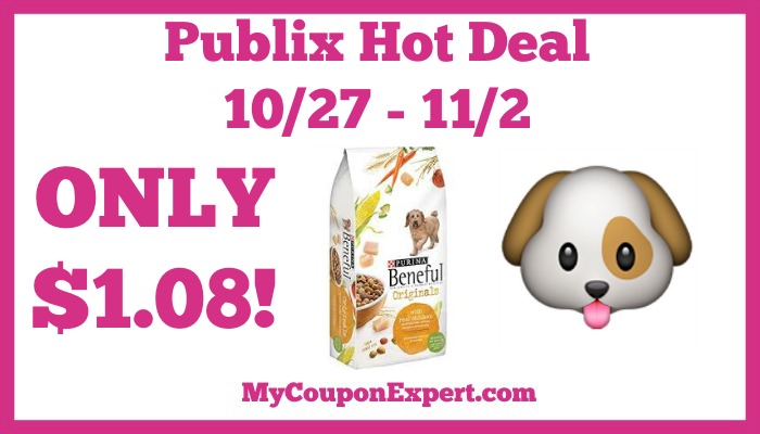 Hot Deal Alert! Purina Beneful Dry Dog Food Only $1.08 at Publix from 10/27 – 11/2