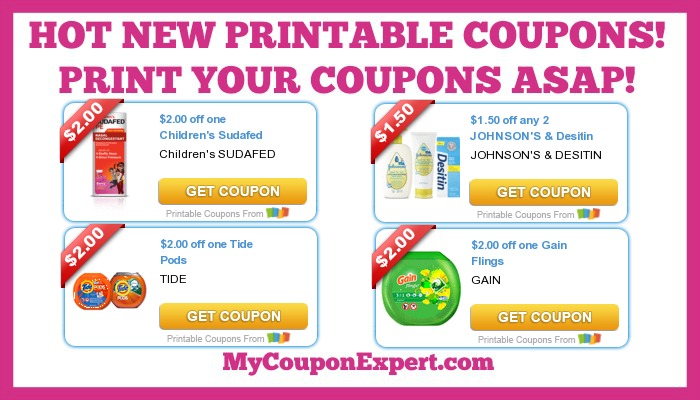 Hot NEW Printable Coupons: Gain, Tide, Johnson’s, Colgate, Aveeno, Mylicon, Pledge, and MORE!