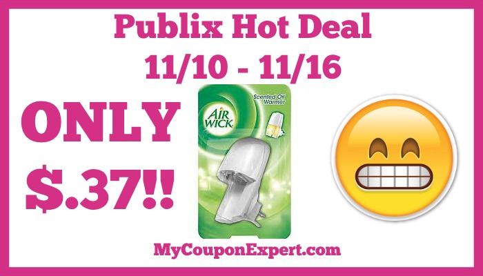 Hot Deal Alert! Air Wick Products Only $.37 at Publix from 11/10 – 11/16