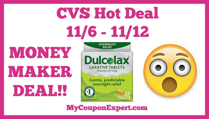 Hot Deal Alert!! OVERAGE on Dulcolease at CVS from 11/6 – 11/12