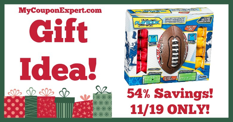 Hot Holiday Gift Idea! Franklin Sports Mini Playbook Flag Football Set Only $15.99 (54% Off, 11/19 ONLY!)