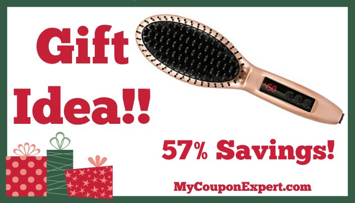 Hot Holiday Gift Idea! Hair Brush Straightening Hair Straightener Only $38.99 – 57% Savings!