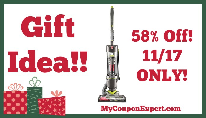 Hot Holiday Gift Idea! Hoover Vacuum Cleaner Only $79.00 (58% Savings – 11/17 ONLY!)