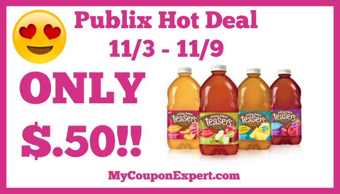 Hot Deal Alert! Juicy Juice Products Only $.50 at Publix from 11/3 – 11/9