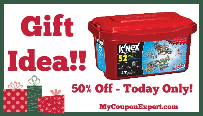 Hot Holiday Gift Idea! Today ONLY (11/14) – K’NEX 52 Model Building Set Only $17.85 – 55% Off!