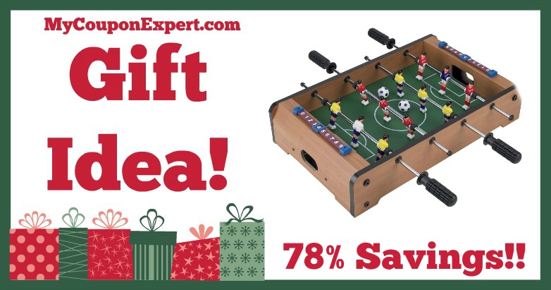 Hot Holiday Gift Idea! Mini Table Top Foosball Only $15.25 – 78% Savings!!