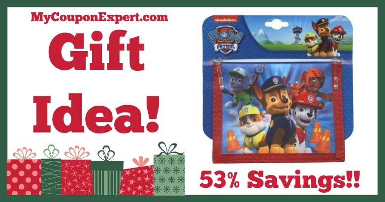 Hot Holiday Gift Idea! Nick Jr Paw Patrol Bifold Wallet Only $5.40 (53% Savings!)