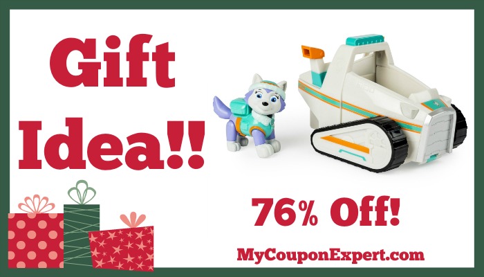 Hot Holiday Gift Idea! Paw Patrol Everest’s Rescue Snowmobile, Vehicle and Figure Only $11.99 – 76% Off!
