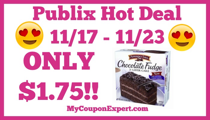 Hot Deal Alert! Pepperidge Farm Layer Cake Only $1.75 at Publix from 11/17 – 11/23