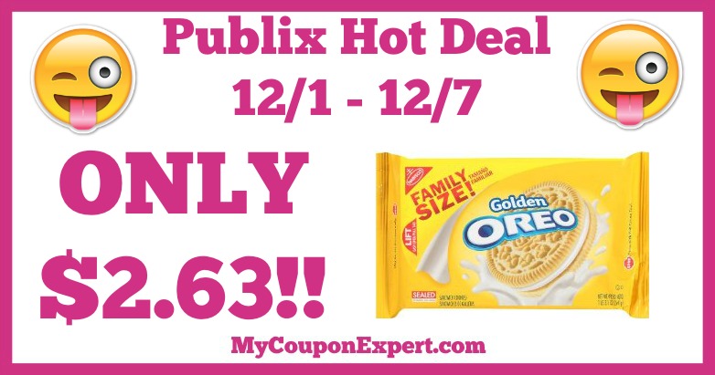 Hot Deal Alert! Family Size Cookies Only $2.83 at Publix from 12/1 – 12/7
