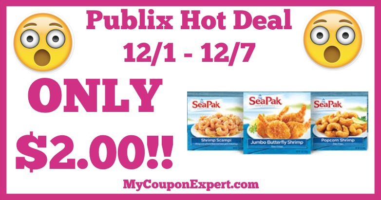 Hot Deal Alert! SeaPak Products Only $2.00 at Publix from 12/1 – 12/7