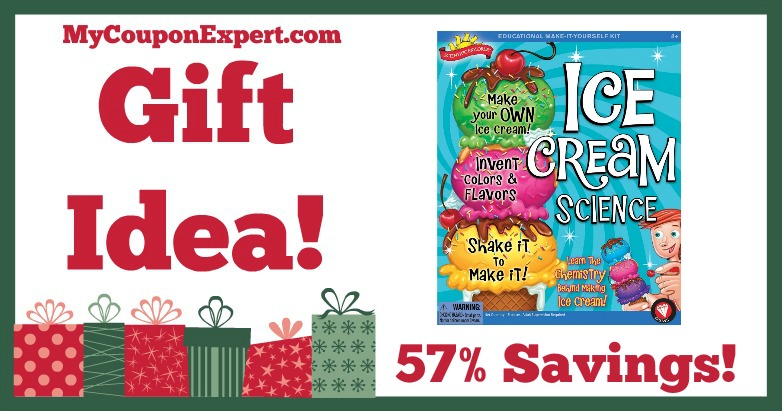 Hot Holiday Gift Idea! Scientific Explorer Ice Cream Science Kit Only $11.50 – 57% Savings!