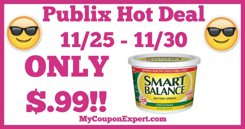 Hot Deal Alert! Smart Balance Products Only $.99 at Publix from 11/25 – 11/30