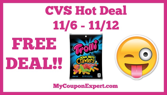 Hot Deal Alert!! FREE Trolli Candy at CVS from 11/6 – 11/12