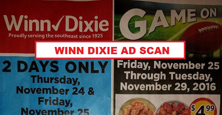 Winn Dixie Ad Scan November 25th – 29th!!