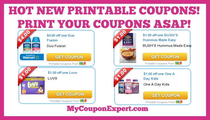 HOT New Printable Coupons: Zantac, Bush’s, Luvs, One A Day, French’s, Reynolds, Prilosec, and MORE!